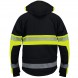 Must sügisene Hi-Vis detailidega softshell jope Reflex